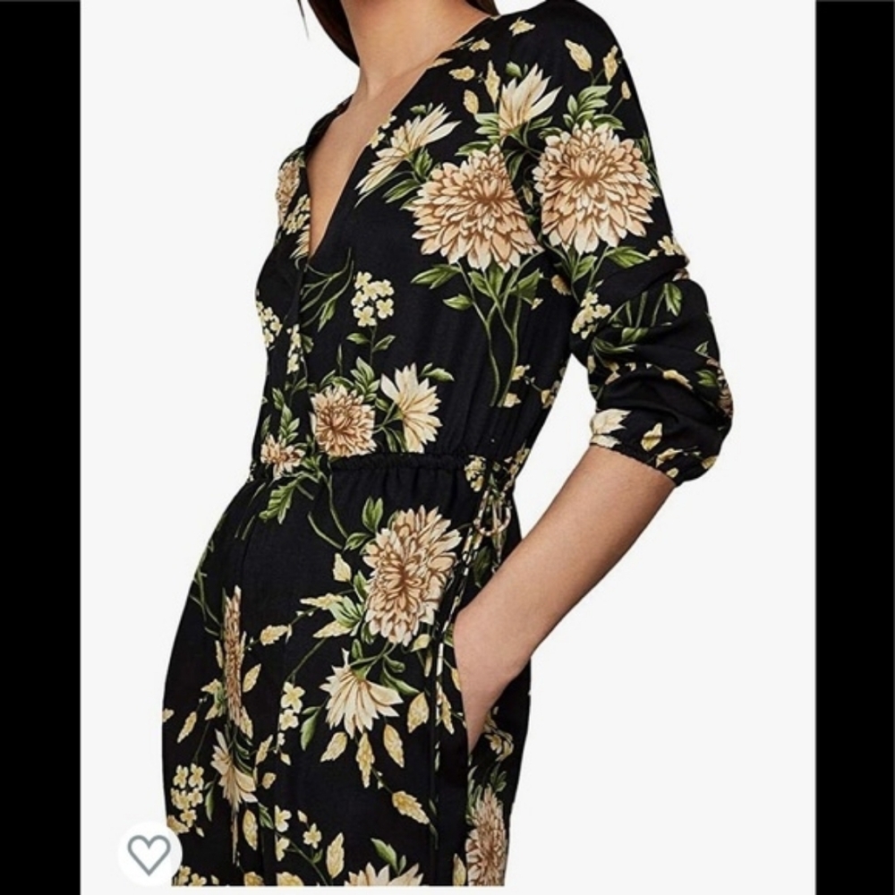 Bcbgmaxazria Garden Floral Wide-Leg Jumpsuit - Picture 2 of 11